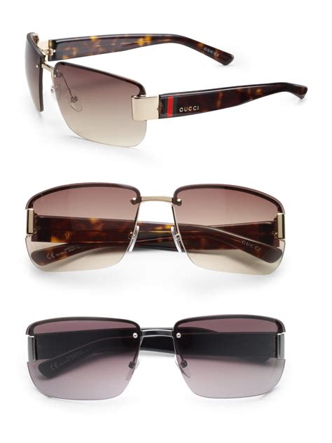 gucci 3500/s sunglasses|gucci rimless sunglasses men's.